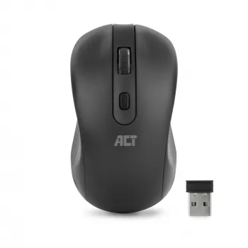 ACT AC5105 molempikätinen langaton hiiri, musta