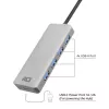 USB-keskitin ACT AC6121 Type-A 5000 Mbit/s alumiini
