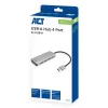 USB-keskitin ACT AC6121 Type-A 5000 Mbit/s alumiini