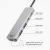 USB-keskitin ACT AC6125 3.2 Gen 1 Type-A 5000 Mbit/s harmaa