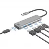 USB-keskitin ACT AC6125 3.2 Gen 1 Type-A 5000 Mbit/s harmaa
