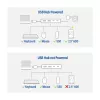 USB-keskitin ACT AC6125 3.2 Gen 1 Type-A 5000 Mbit/s harmaa