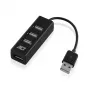 USB-keskitin ACT AC6205 2.0 480 Mbit/s musta 0,12 m