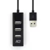 USB-keskitin ACT AC6205 2.0 480 Mbit/s musta 0,12 m