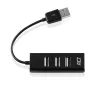 USB-keskitin ACT AC6205 2.0 480 Mbit/s musta 0,12 m