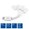 ACT USB-keskitin 4 porttia USB-A joustava USB 3.2 Gen 1 valkoinen 480 Mbit/s