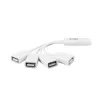ACT USB-keskitin 4 porttia USB-A joustava USB 3.2 Gen 1 valkoinen 480 Mbit/s