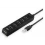 USB-keskitin ACT AC6215 480 Mbit/s musta