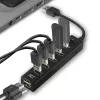 USB-keskitin ACT AC6215 480 Mbit/s musta