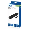USB-keskitin ACT AC6215 480 Mbit/s musta