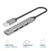 ACT AC6225 USB 2.0 -keskitin 480 Mbit/s harmaa alumiini