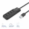 ACT AC6320 USB-keskitin USB 3.2 Gen 1 (3.1 Gen 1) Type-A 5000 Mbit/s musta