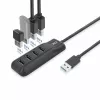 ACT AC6320 USB-keskitin USB 3.2 Gen 1 (3.1 Gen 1) Type-A 5000 Mbit/s musta