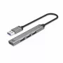 ACT AC6325 USB 3.2 Gen 1 Type-A -keskitin 5000 Mbit/s harmaa