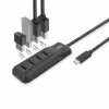 ACT AC6420 USB-keskitin USB 3.2 Gen 1 (3.1 Gen 1) Type-C 5000 Mbit/s musta