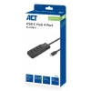 ACT AC6420 USB-keskitin USB 3.2 Gen 1 (3.1 Gen 1) Type-C 5000 Mbit/s musta