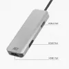 ACT USB-C 4K -multiport-sovitin 2 HDMI-näytölle, USB-A-dataliitäntä
