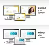 ACT USB-C 4K -multiport-sovitin 2 HDMI-näytölle, USB-A-dataliitäntä
