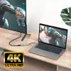 ACT USB-C 4K -multiport-sovitin 2 HDMI-näytölle, USB-A-dataliitäntä