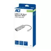 ACT USB-C 4K -multiport-sovitin 2 HDMI-näytölle, USB-A-dataliitäntä