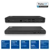 ACT USB-C-telakointiasema 4K, 2 tai 3 HDMI/DisplayPort-näytölle, DisplayLink