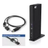 ACT universaali USB-C- tai USB-A-telakointiasema, 2 HDMI-näytölle, DisplayLink