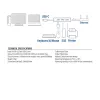 USB-C-keskitin ACT AC7055 3x USB-A Gigabit Ethernet