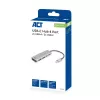 ACT AC7072 USB 3.2 Gen 1 Type-C -keskitin 5000 Mbit/s musta harmaa