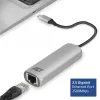 USB-keskitin ACT AC7081 Type-C 2500 Mbit/s alumiini