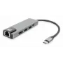 ACT USB-C 4K -telakointiasema 1 HDMI-näytölle, Ethernet, USB-A, PD-läpivienti