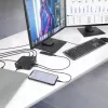 ACT universaali USB-C-telakointiasema 4K, 2 HDMI/DisplayPort-näytölle, DisplayLink, kompakti muotoilu