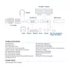ACT universaali USB-C-telakointiasema 4K, 2 HDMI/DisplayPort-näytölle, DisplayLink, kompakti muotoilu