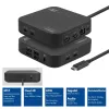 ACT universaali USB-C-telakointiasema 4K, 2 HDMI/DisplayPort-näytölle, DisplayLink, kompakti muotoilu