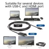 USB-C-HDMI-kaapeli ACT AC7315 2 m
