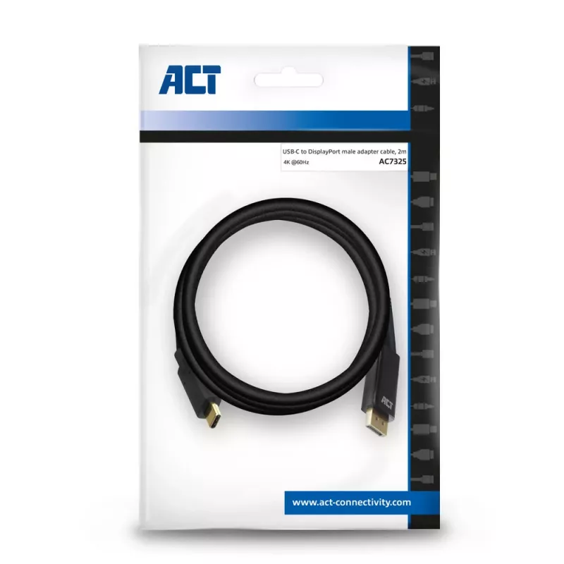 USB-C-DisplayPort-kaapeli ACT AC7325 2 m