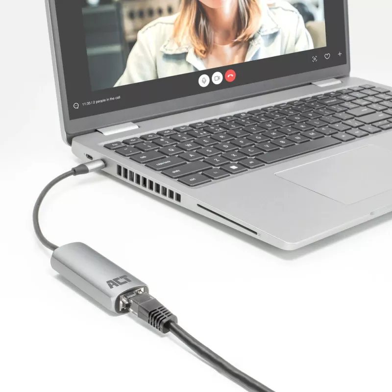 Verkkokortti ACT AC7335 Ethernet 1000 Mbit/s USB Type-C
