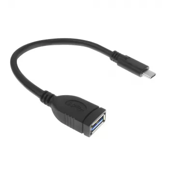 ACT USB 3.0 OTG -kaapeli USB-C-uros USB-A-naaras 0,2 m 5 Gbit/s