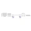 ACT USB 2.0 -kaapeli USB-A–USB-C 1 m AC7350