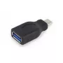 USB-C–USB-A-sovitin ACT AC7355 musta