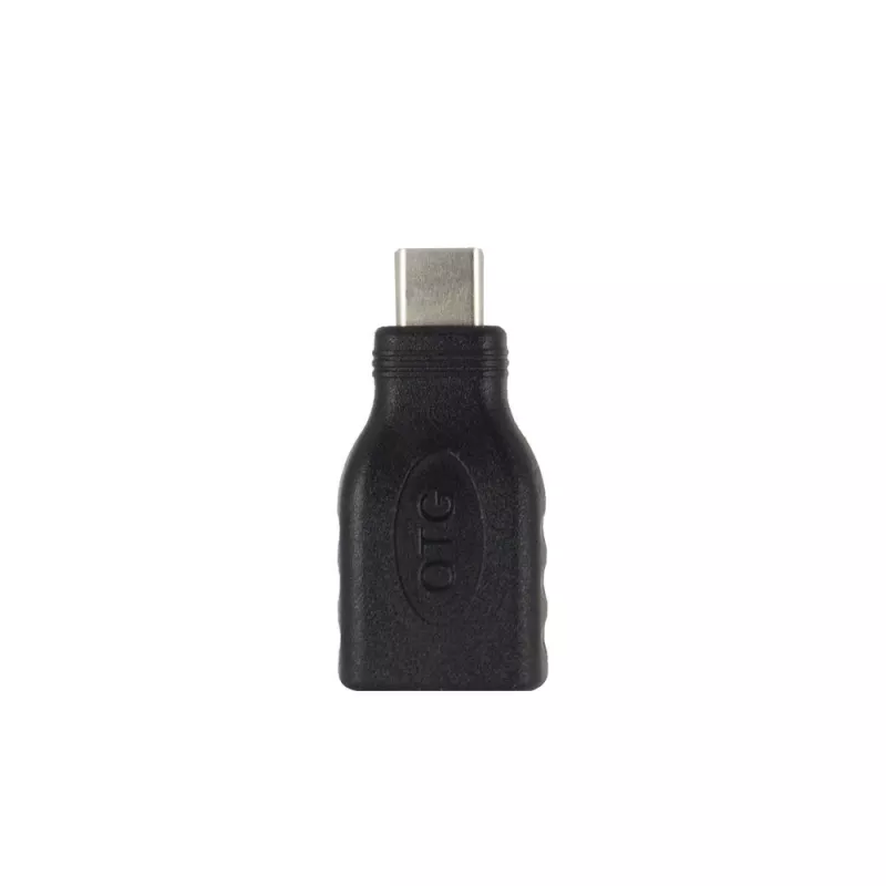 USB-C–USB-A-sovitin ACT AC7355 musta