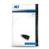 USB-C–USB-A-sovitin ACT AC7355 musta