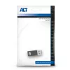 USB-A–USB-C-sovitin ACT AC7375 harmaa