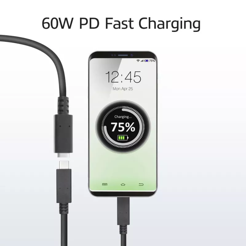 ACT USB 3.0 -jatkokaapeli USB-C 2 m 5 Gbit/s musta