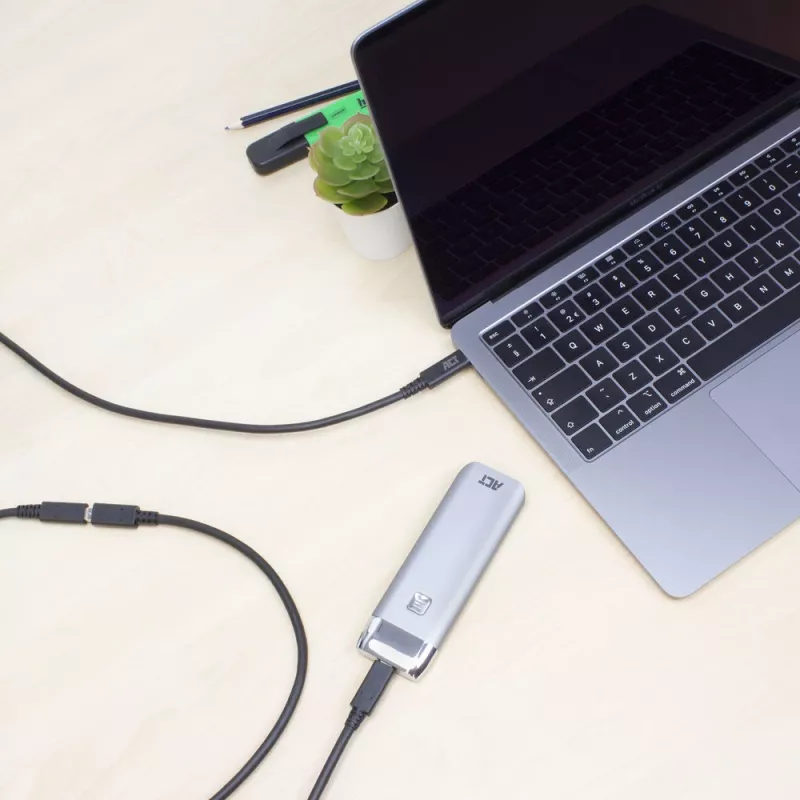 ACT USB 3.0 -jatkokaapeli USB-C 2 m 5 Gbit/s musta