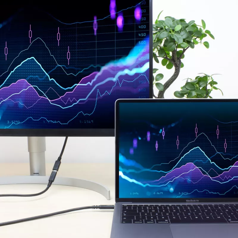 ACT USB 3.0 -jatkokaapeli USB-C 2 m 5 Gbit/s musta