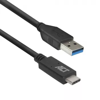 ACT USB 3.0 -kaapeli USB-A–USB-C 2 m 5 Gbit/s musta