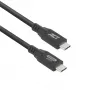 ACT USB4 20Gbps 240W USB Type-C kaapeli 0,5m musta