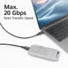 ACT USB4 20Gbps 240W USB Type-C kaapeli 0,5m musta