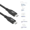 ACT USB 3.0 10Gbps 60W USB Type-C -kaapeli 0,5 m musta