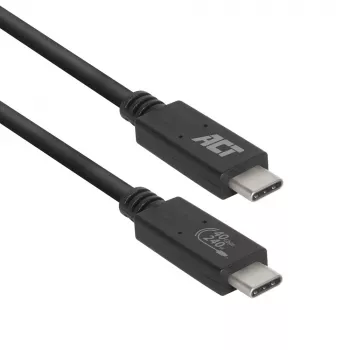 ACT USB4® 40 Gbit/s 240W USB Type-C® -kaapeli, USB-IF-sertifioitu, 0,8 metriä